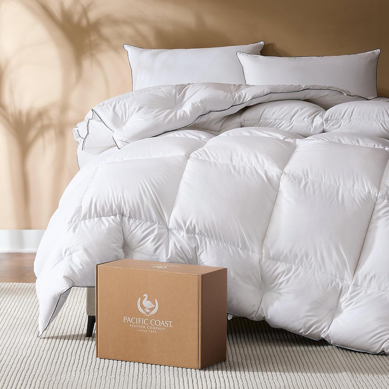 White Goose Down Comforter — Luxury, 480TC