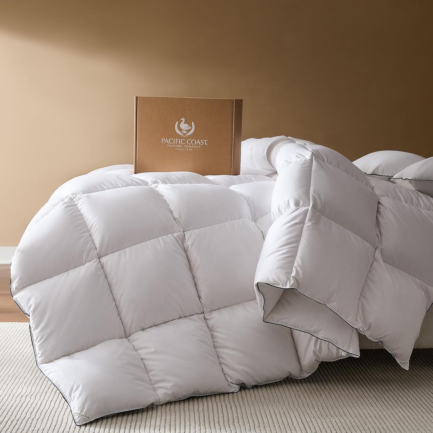 Down Fiber Comforter — Extra Fluffy, All-Season