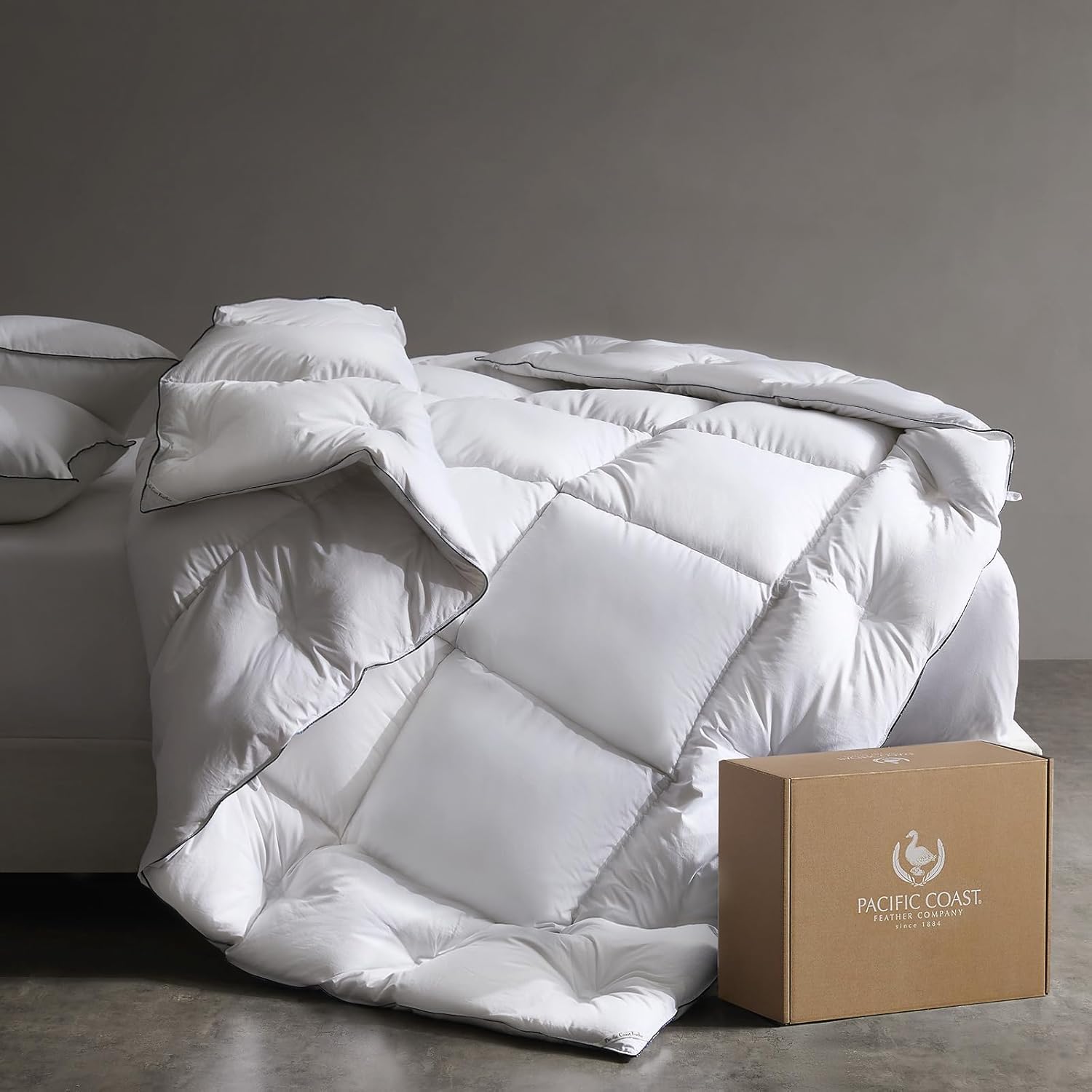 Down Comforter — 100% Cotton Shell, All-Season