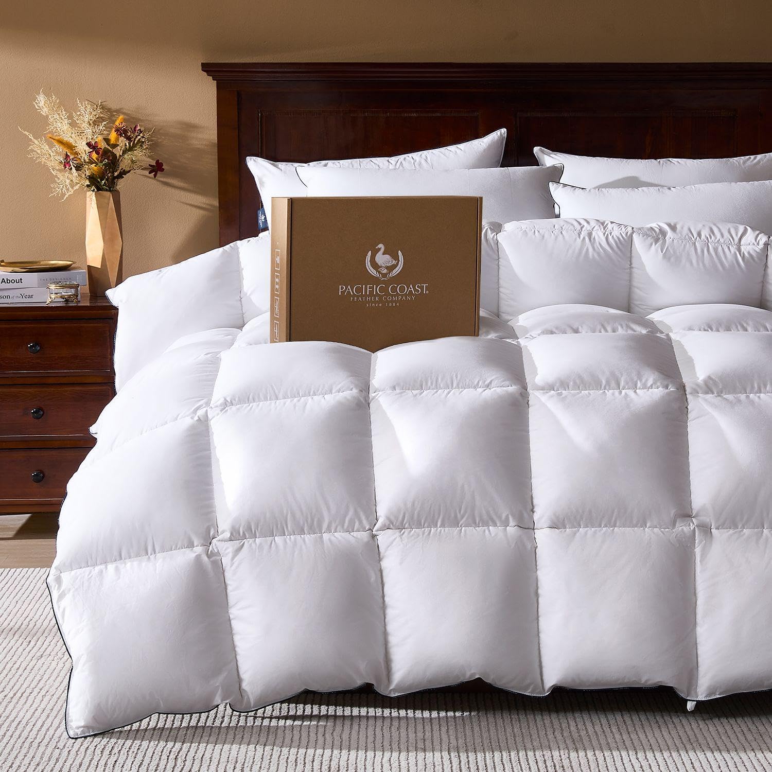 Feather & Down Comforter — Lightweight, All-Season