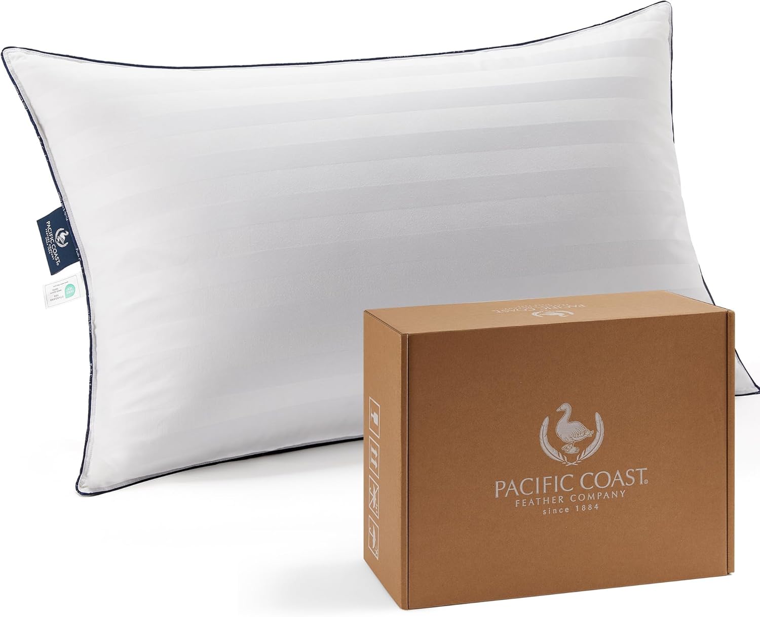 White Goose Down Pillow — Soft | Hotel Collection